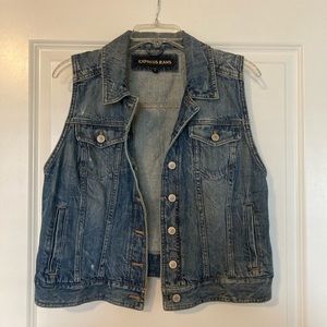 Express Denim Crop Jacket